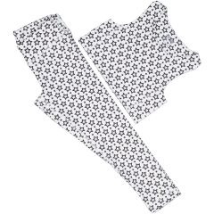 Shiny Star Kız Çocuk Crop Tayt Takım