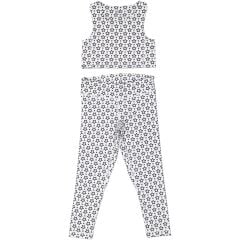 Shiny Star Kız Çocuk Crop Tayt Takım