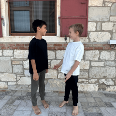 WHYNOT Basic Kids T-Shirt-Beige